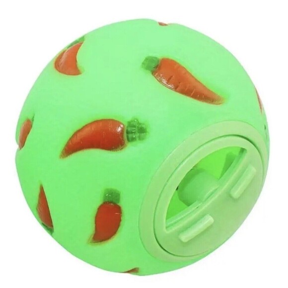 Guinea Pig Bundle Small Pet Hide Pink Felt Tent, Snuffle Mat And Treat Ball - Picture 7 of 11